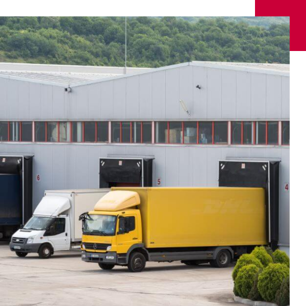 Loading dock at industrial warehouse Boehm Commercial Group