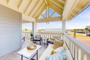 Father's Day Beach House Airbnb Getaway Ideas featured at 280 Sunrise, Port Aransas, TX