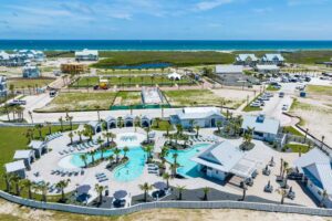 Father's Day Beach House Airbnb Getaway Ideas featured at 119 Wild Indigo, Port Aransas, TX