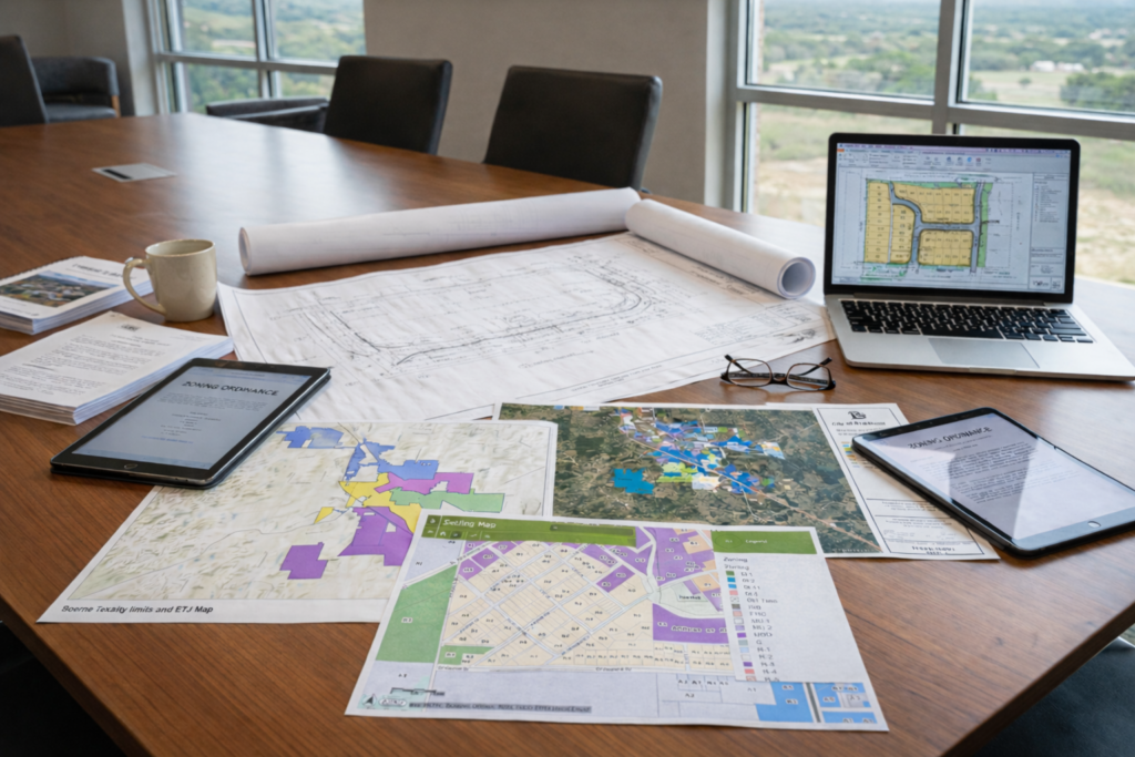 Boerne Texas ETJ planning maps and development analysis