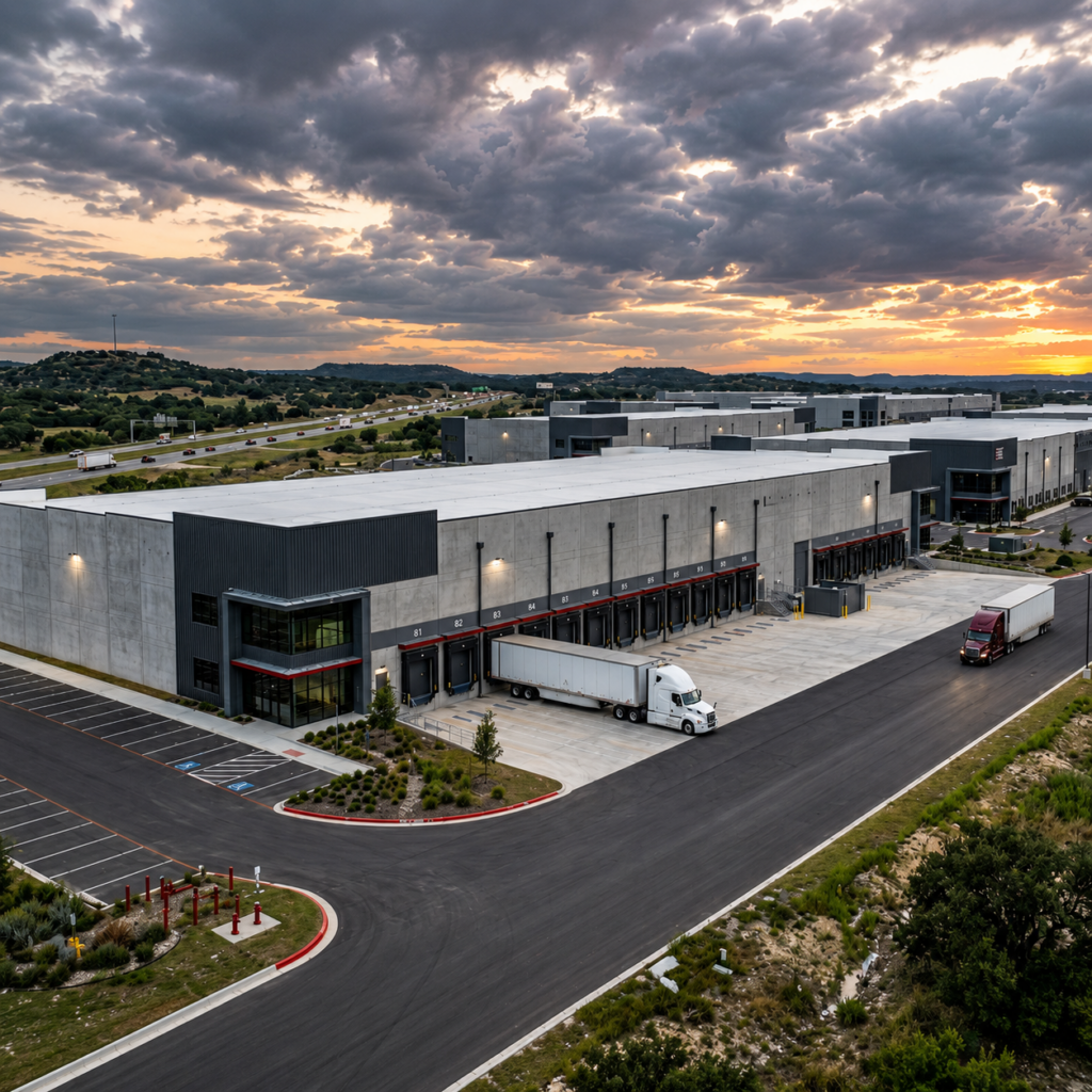 Texas Hill Country industrial warehouse and logistics commercial real estate investment property