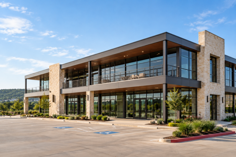 Commercial building in the Texas Hill Country.