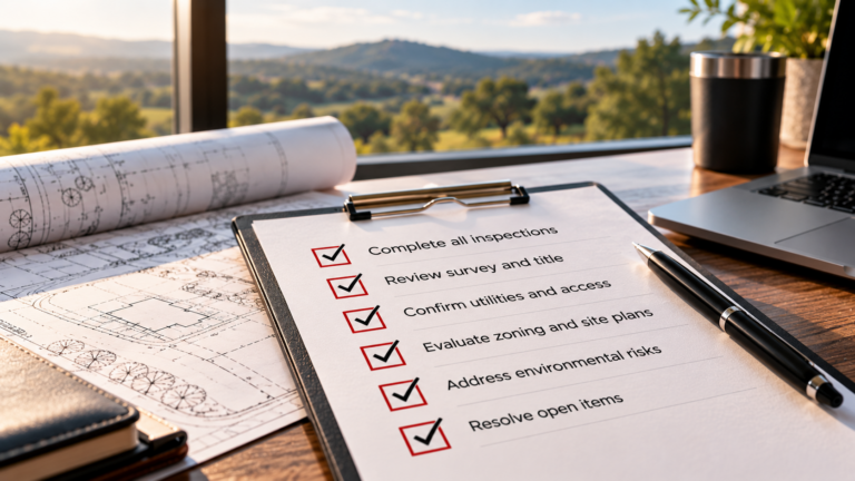 Real Estate Due Diligence Checklist